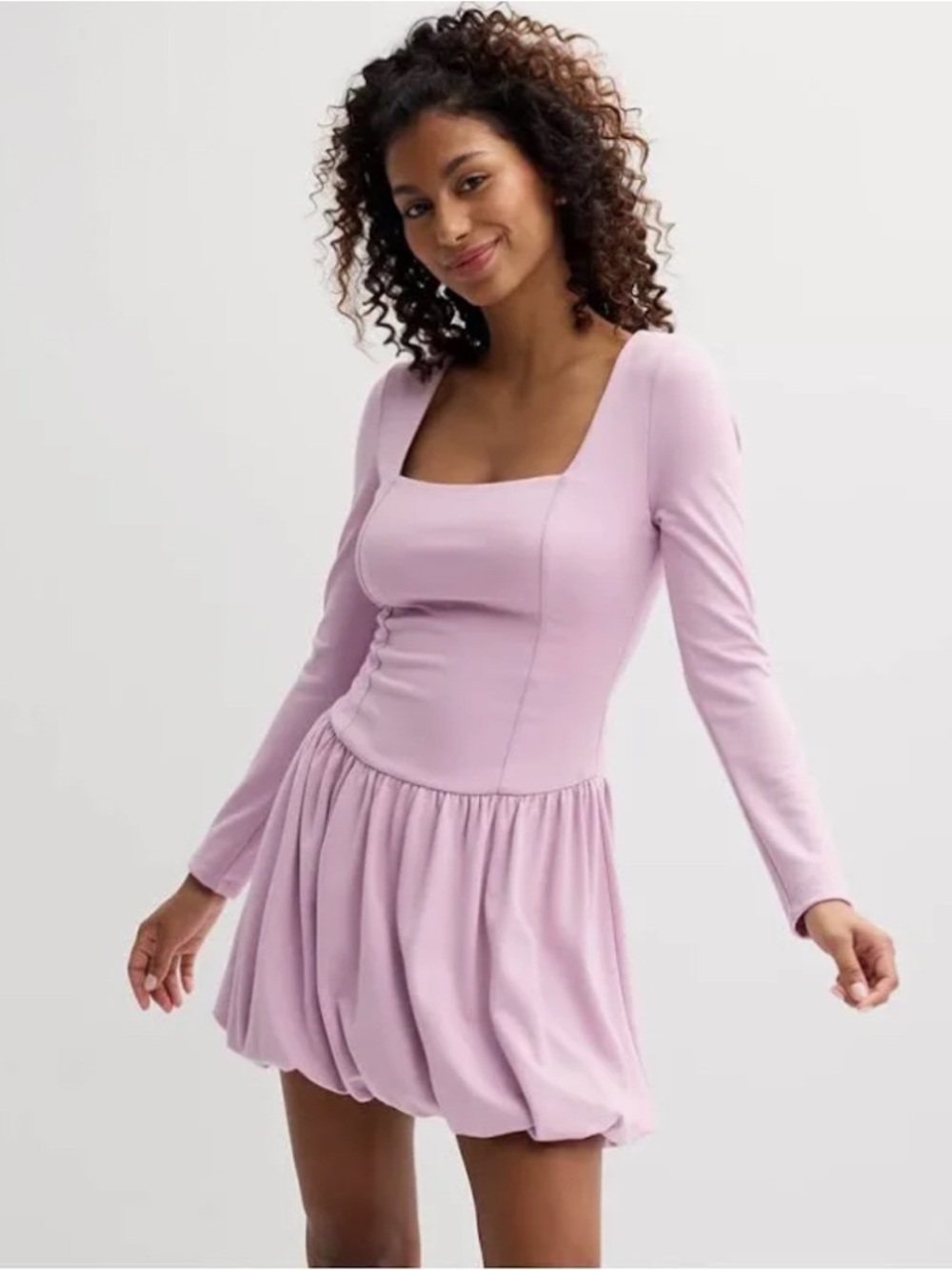 Live to be Spoiled lilac purple bubble dress size small S